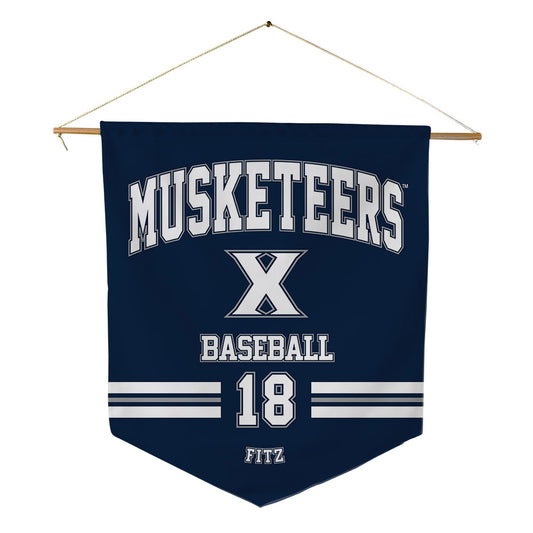 Xavier - NCAA Baseball : Jonathan Fitz - Pennant - 18" x 21"-0