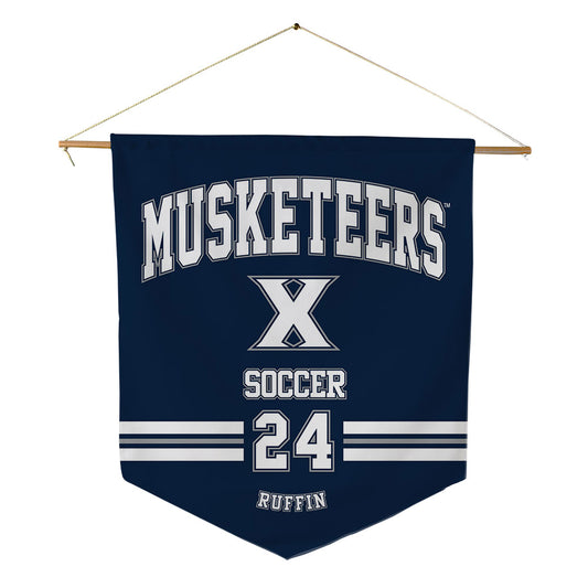Xavier - NCAA Men's Soccer : Ellison Ruffin - Pennant - 18" x 21"-0