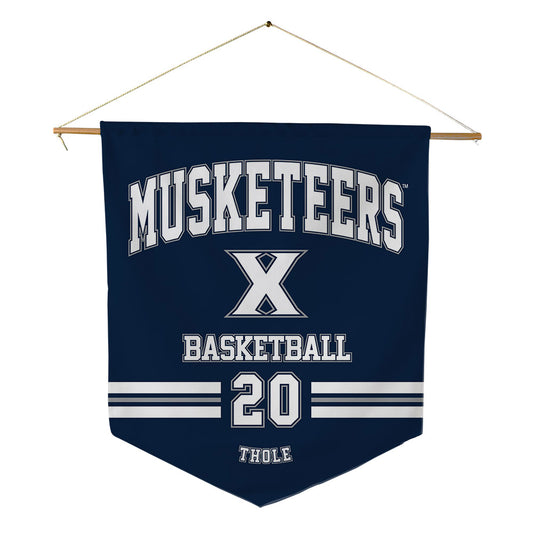Xavier - NCAA Men's Basketball : Henry Thole - Pennant - 18" x 21"-0