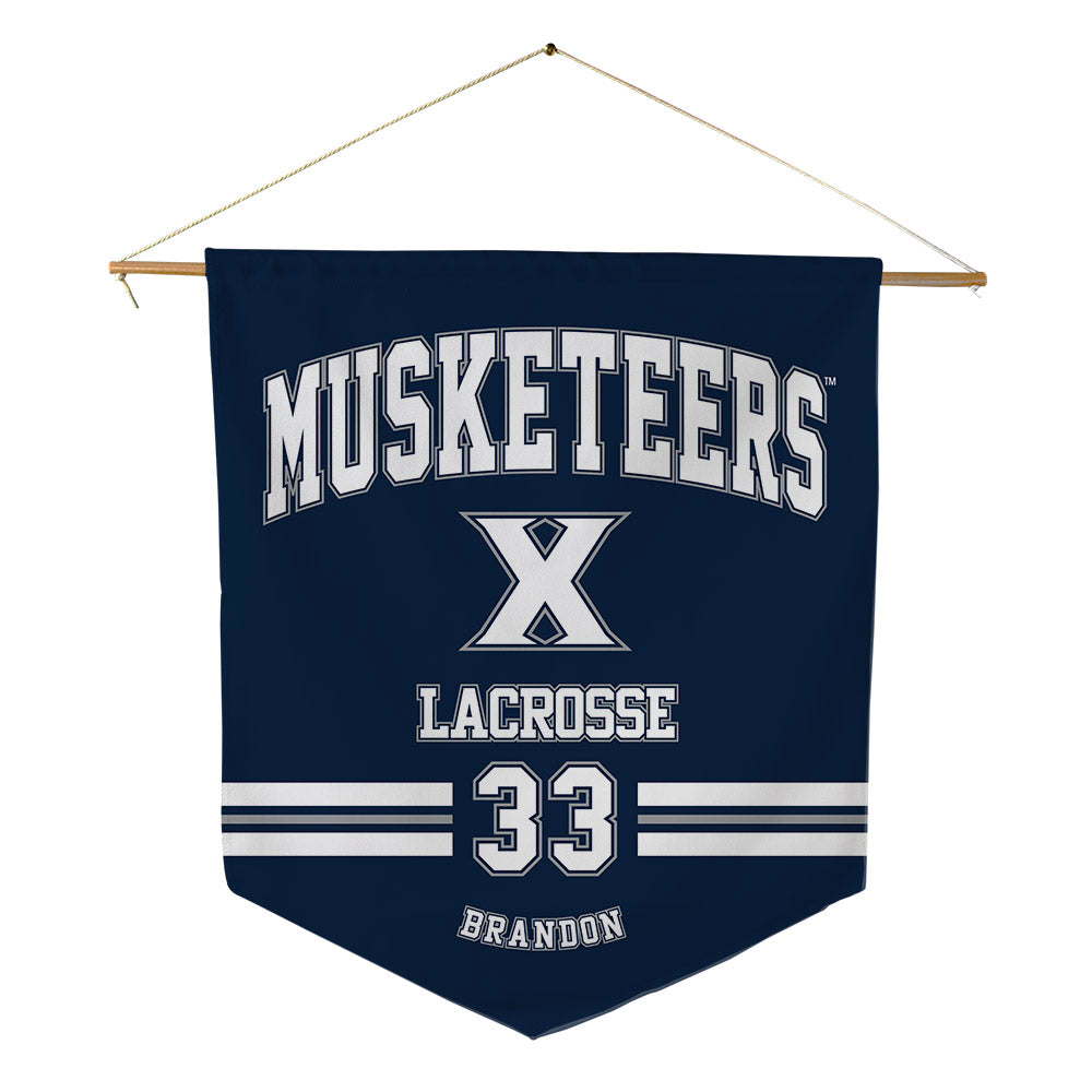 Xavier - NCAA Women's Lacrosse : Jada Brandon - Pennant - 18" x 21"-0