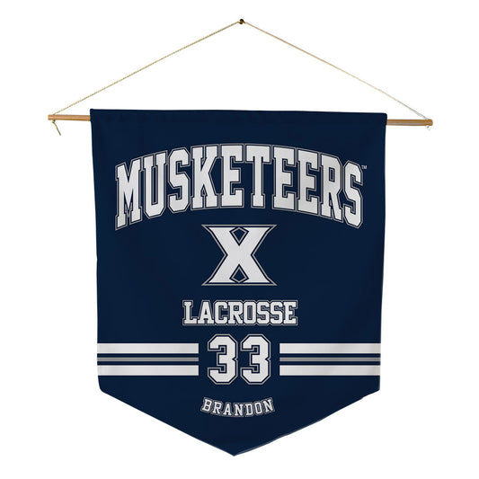 Xavier - NCAA Women's Lacrosse : Jada Brandon - Pennant - 18" x 21"-0