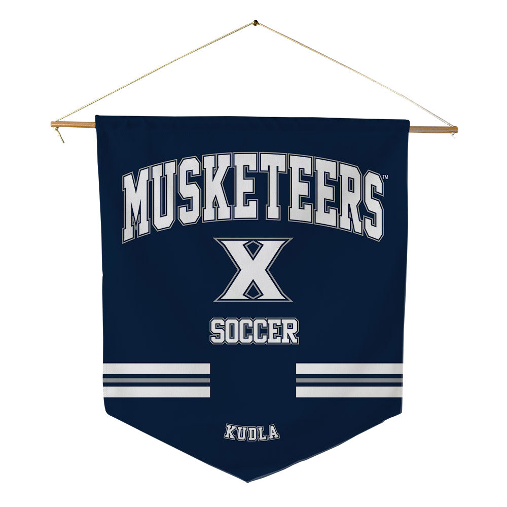 Xavier - NCAA Women's Soccer : Paige Kudla - Pennant - 18" x 21"-0