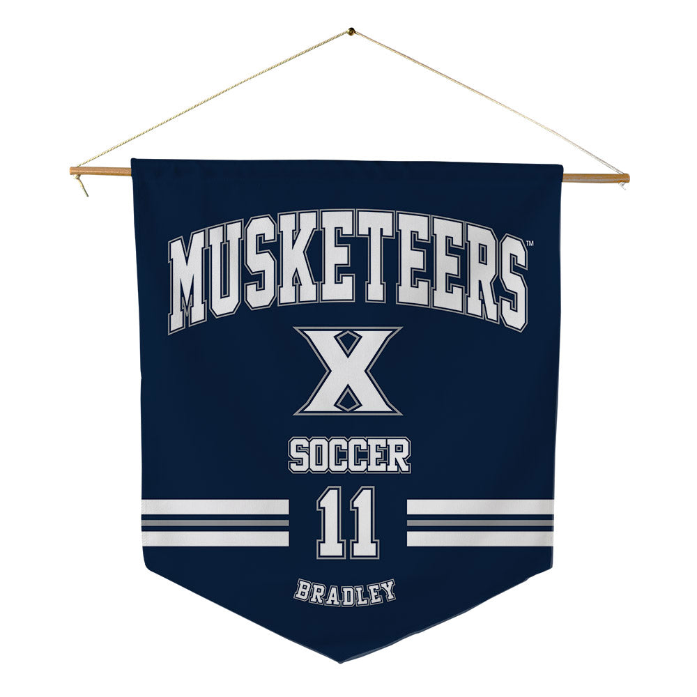 Xavier - NCAA Women's Soccer : Kieran Bradley - Pennant - 18" x 21"-0