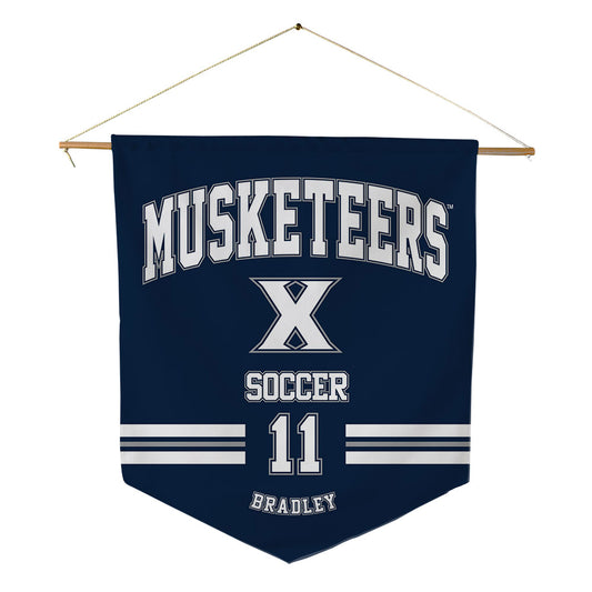 Xavier - NCAA Women's Soccer : Kieran Bradley - Pennant - 18" x 21"-0