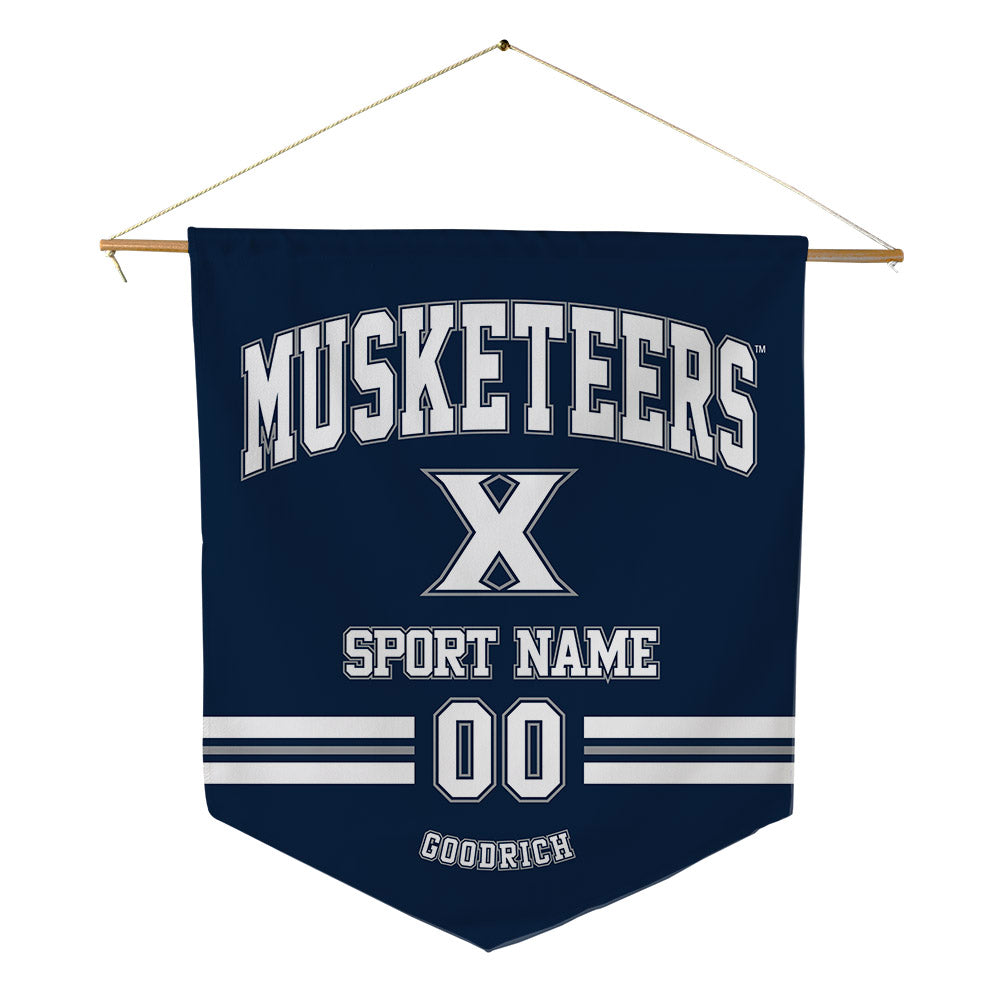 Xavier - NCAA Women's Lacrosse : Clare Goodrich - Pennant - 18" x 21"-0