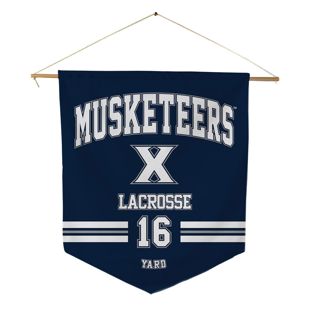 Xavier - NCAA Women's Lacrosse : Cameron Yard - Pennant - 18" x 21"-0