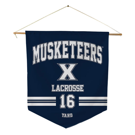 Xavier - NCAA Women's Lacrosse : Cameron Yard - Pennant - 18" x 21"-0