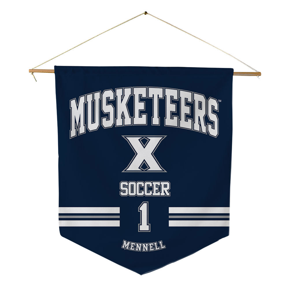 Xavier - NCAA Men's Soccer : Jonny Mennell - Pennant - 18" x 21"-0