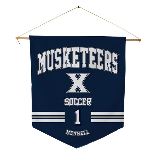 Xavier - NCAA Men's Soccer : Jonny Mennell - Pennant - 18" x 21"-0