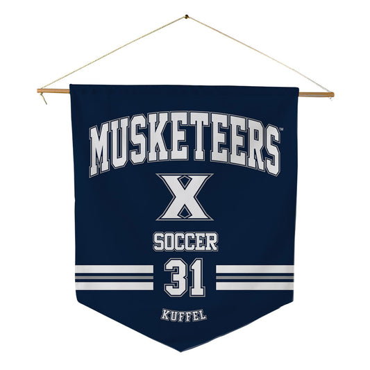 Xavier - NCAA Men's Soccer : Gabriel Kuffel - Pennant - 18" x 21"-0