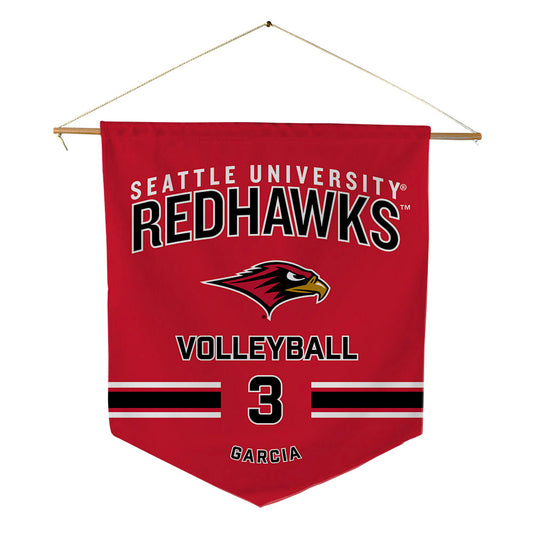 Seattle - NCAA Women's Volleyball : Clara Garcia - Pennant - 18" x 21"-0