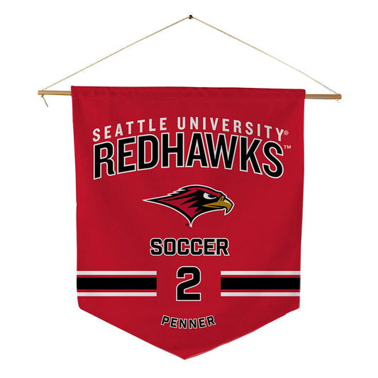Seattle - NCAA Women's Soccer : Caroline Penner - Pennant - 18" x 21"-0