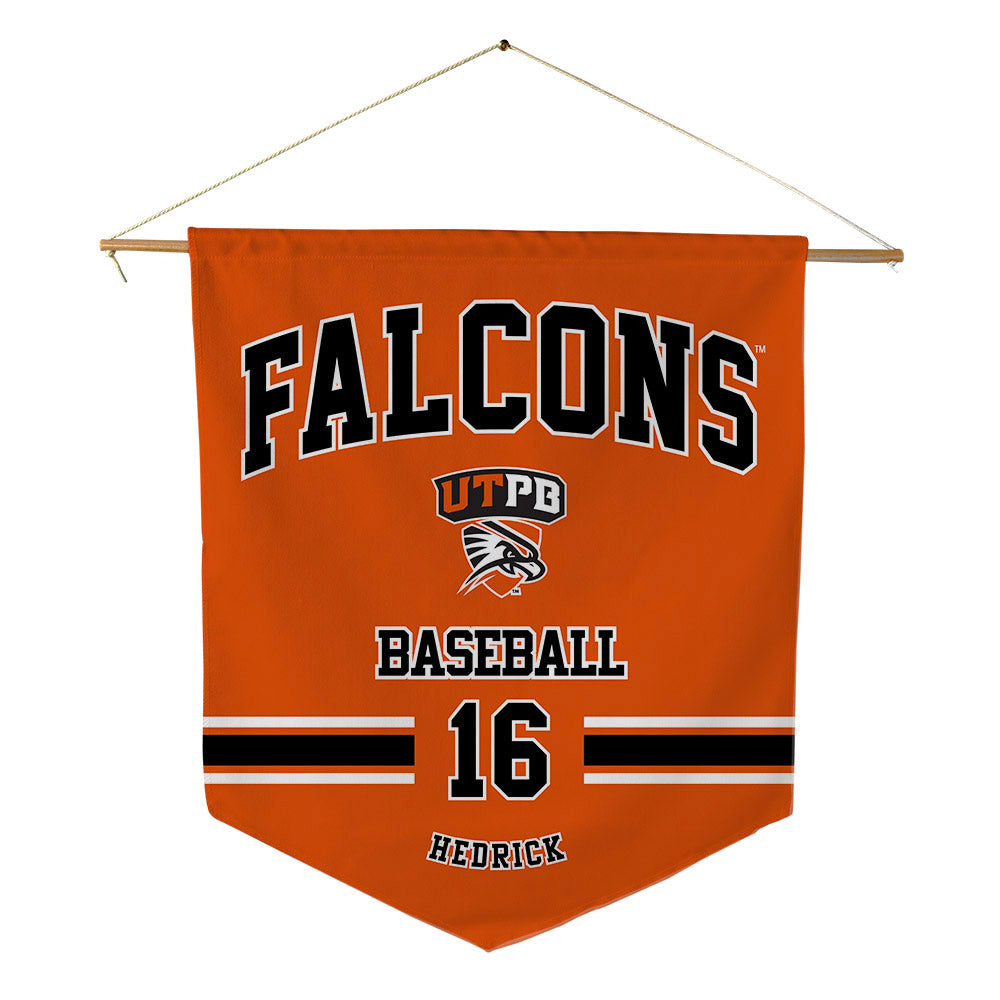 UTPB - NCAA Baseball : Tanner Hedrick - Pennant - 18" x 21"-0