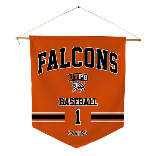 UTPB - NCAA Baseball : Marcos Castro - Pennant - 18" x 21"-0