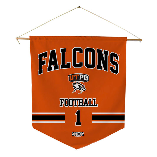 UTPB - NCAA Football : George Sims - Pennant - 18" x 21"-0