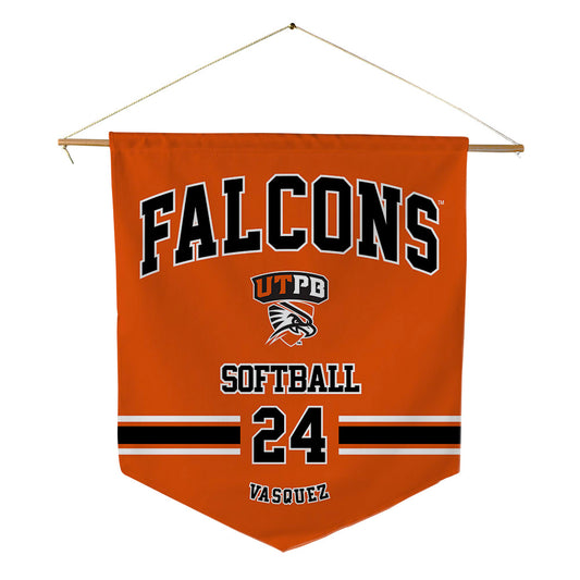 UTPB - NCAA Softball : Laila Vasquez - Pennant - 18" x 21"-0
