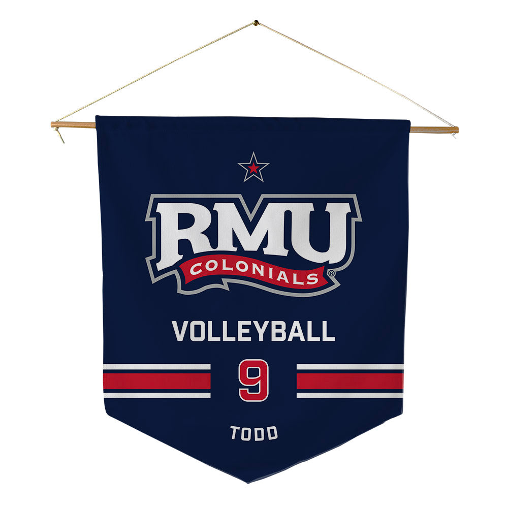Robert Morris - NCAA Women's Volleyball : Layla Todd - Pennant - 18" x 21"-0