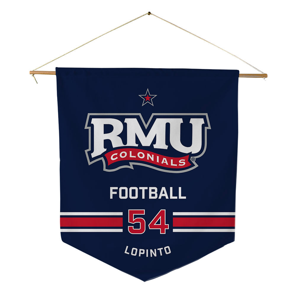 Robert Morris - NCAA Football : Jake Lopinto - Pennant - 18" x 21"-0