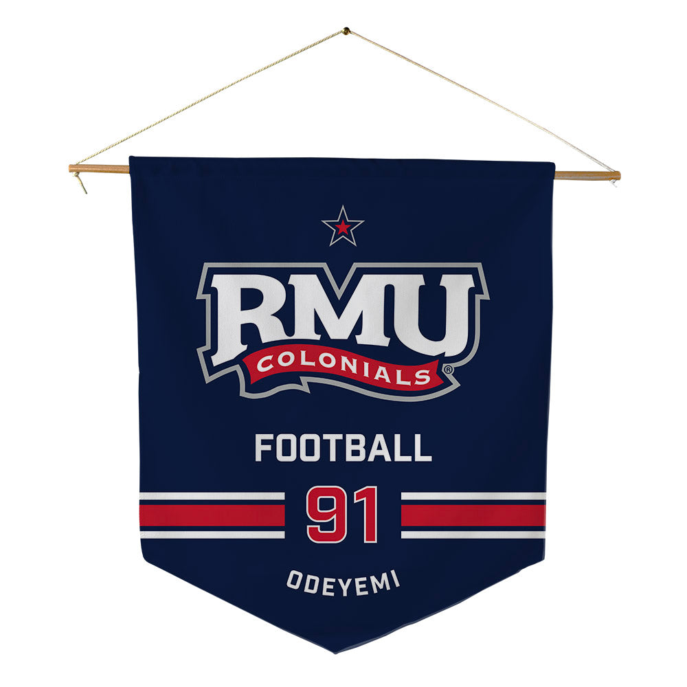 Robert Morris - NCAA Football : Michael Odeyemi - Pennant - 18" x 21"-0