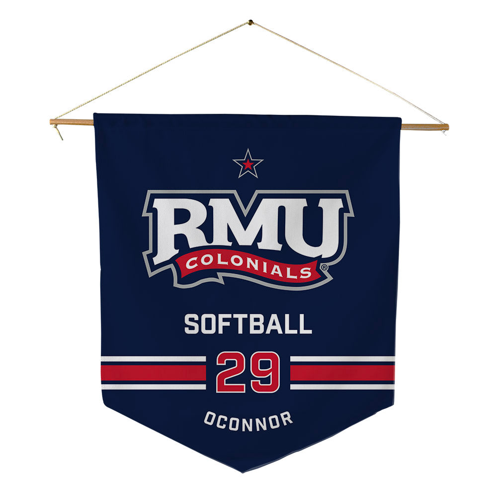 Robert Morris - NCAA Softball : Delaney OConnor - Pennant - 18" x 21"-0