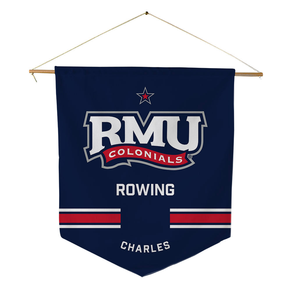 Robert Morris - NCAA Women's Rowing : Samarra Charles - Pennant - 18" x 21"-0
