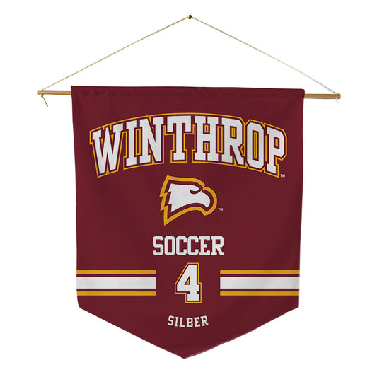 Winthrop - NCAA Women's Soccer : Mia Silber - Pennant - 18" x 21"-0