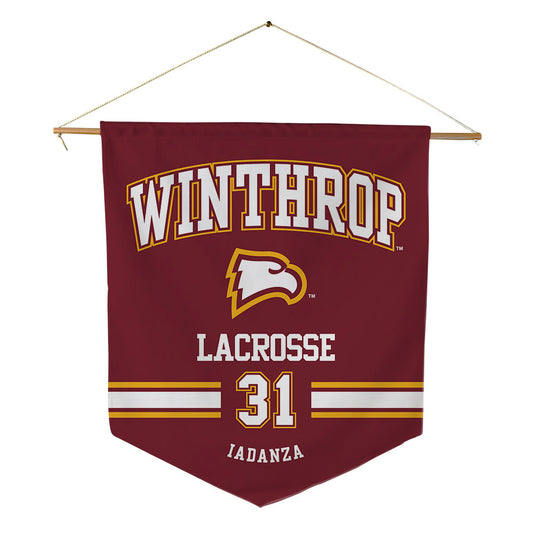 Winthrop - NCAA Women's Lacrosse : Courtney Iadanza - Pennant - 18" x 21"-0