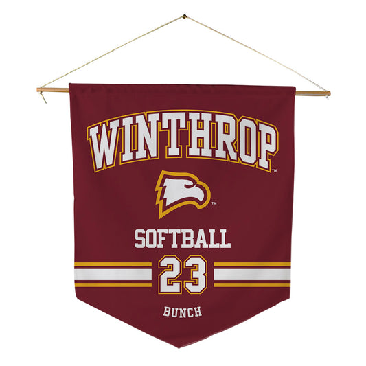Winthrop - NCAA Softball : Ali Bunch - Pennant - 18" x 21"-0