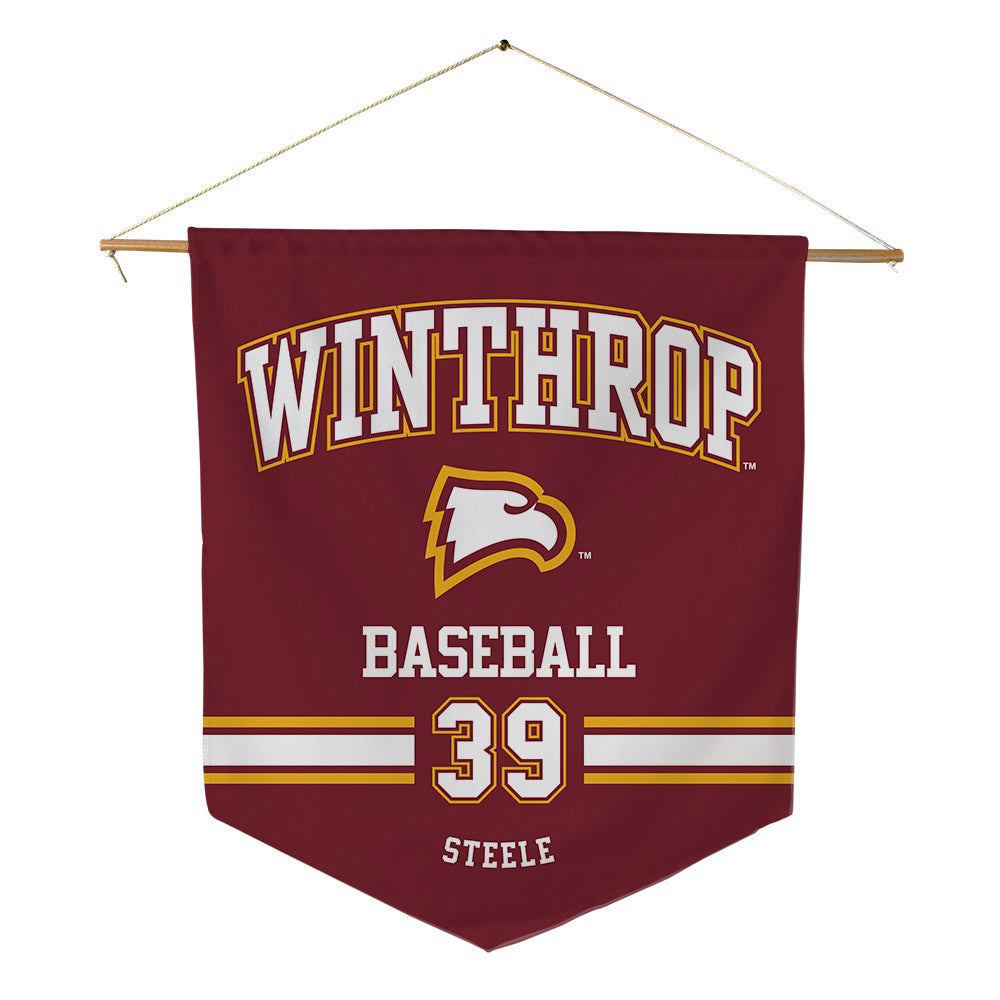 Winthrop - NCAA Baseball : Bryson Steele - Pennant - 18" x 21"-0