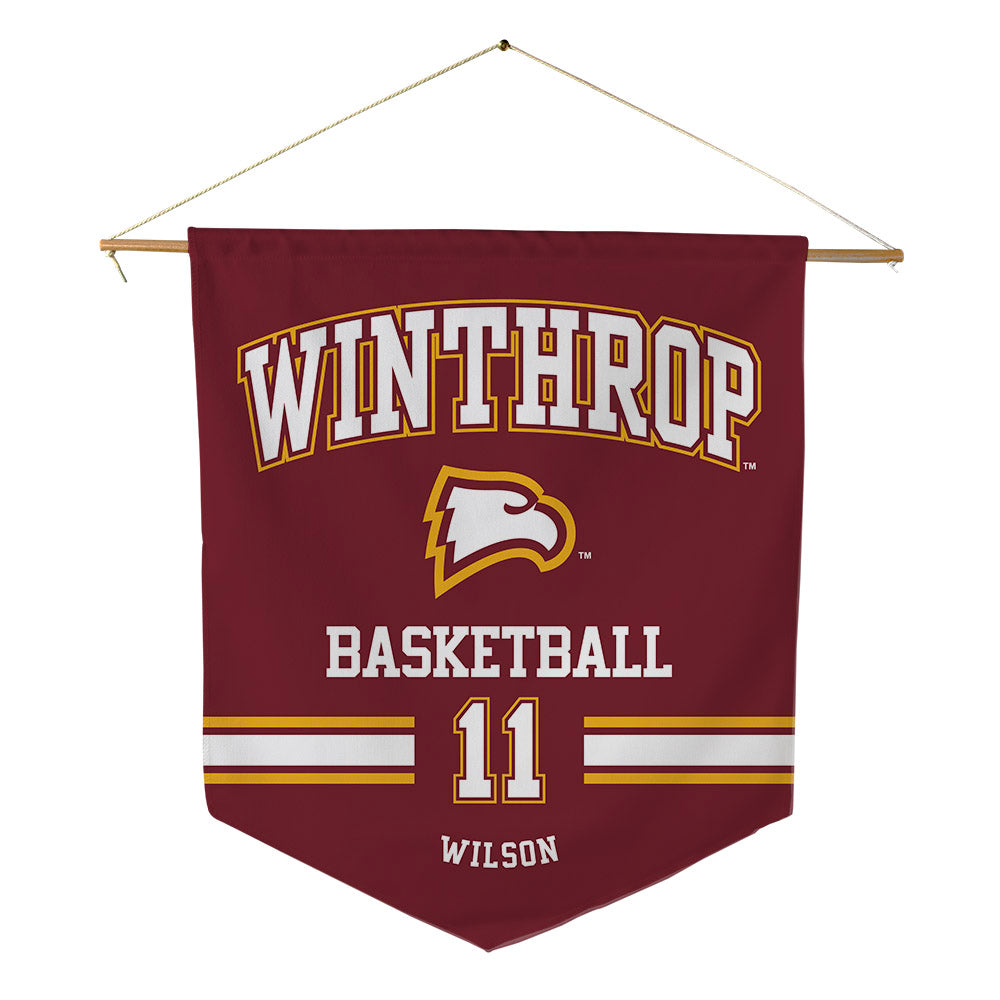 Winthrop - NCAA Women's Basketball : Naomi Wilson - Pennant - 18" x 21"-0