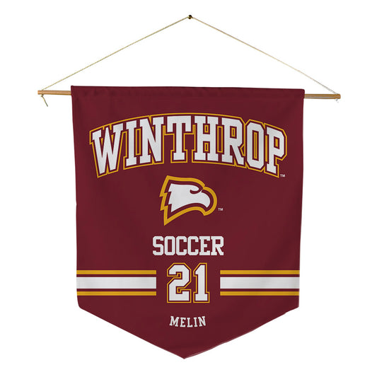 Winthrop - NCAA Women's Soccer : Camdyn Melin - Pennant - 18" x 21"-0
