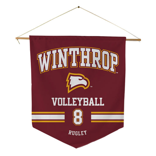 Winthrop - NCAA Women's Volleyball : Kimanni Rugley - Pennant - 18" x 21"-0