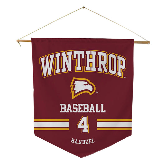 Winthrop - NCAA Baseball : Gage Handzel - Pennant - 18" x 21"-0