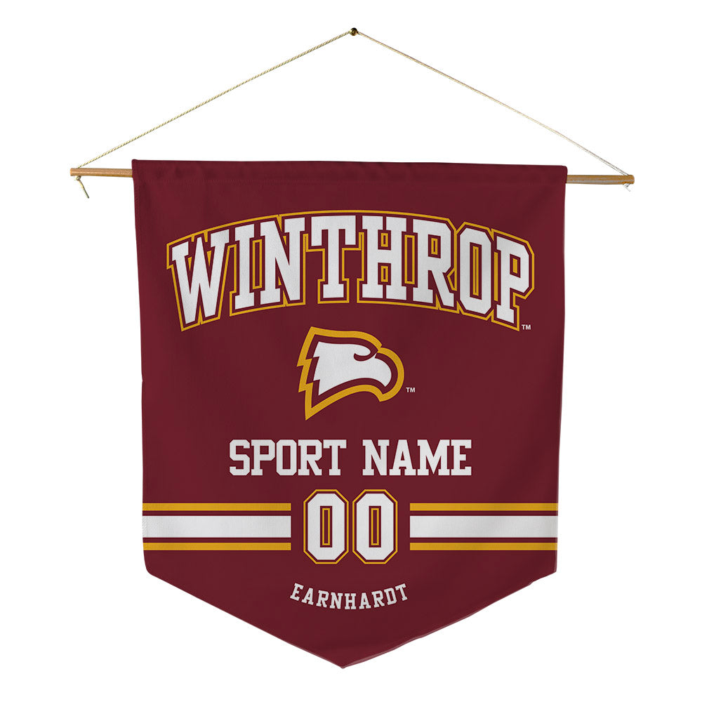 Winthrop - NCAA Baseball : Luke Earnhardt - Pennant - 18" x 21"-0
