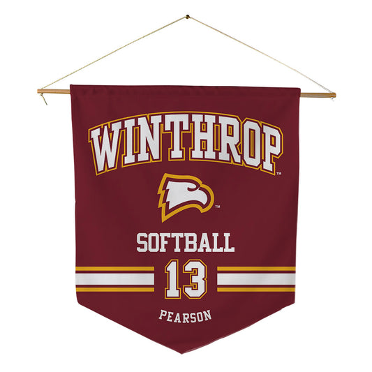Winthrop - NCAA Softball : Carli Pearson - Pennant - 18" x 21"-0