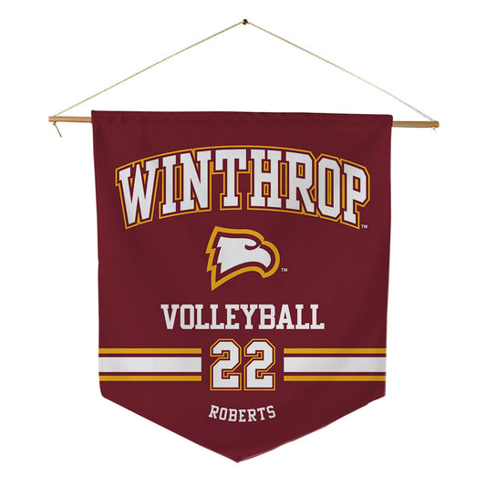 Winthrop - NCAA Women's Volleyball : Cami Roberts - Pennant - 18" x 21"-0