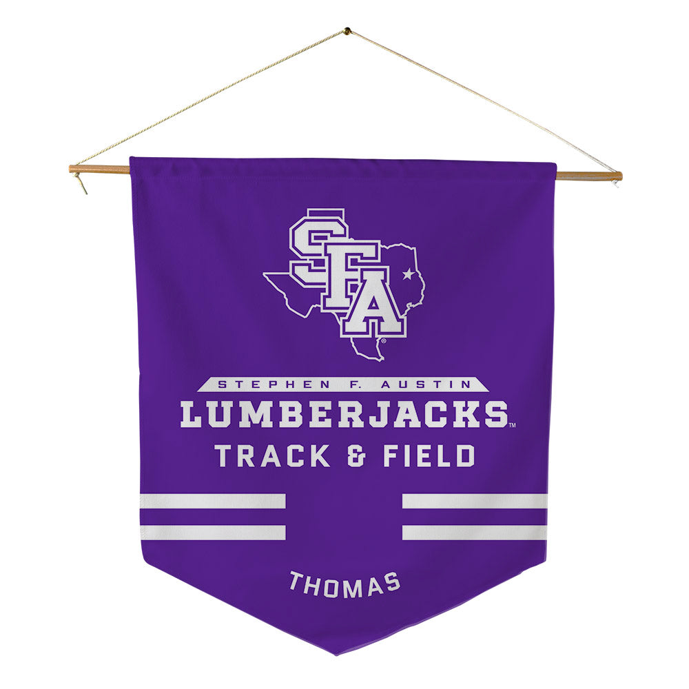 SFA - NCAA Men's Track & Field : Michael Thomas - Pennant - 18" x 21"-0