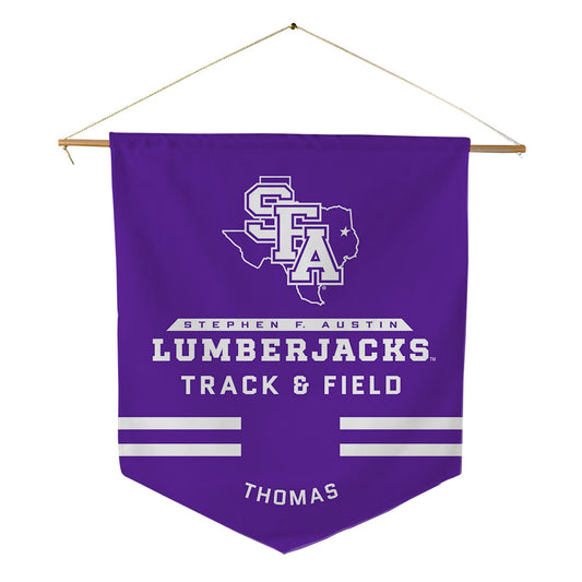 SFA - NCAA Men's Track & Field : Michael Thomas - Pennant - 18" x 21"-0