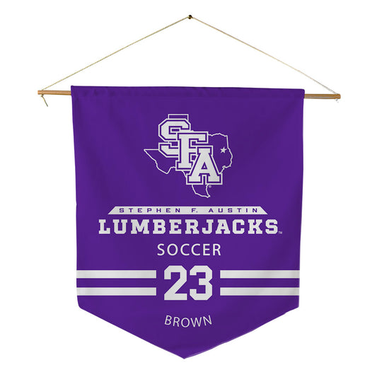 SFA - NCAA Women's Soccer : Kylee Brown - Pennant - 18" x 21"-0