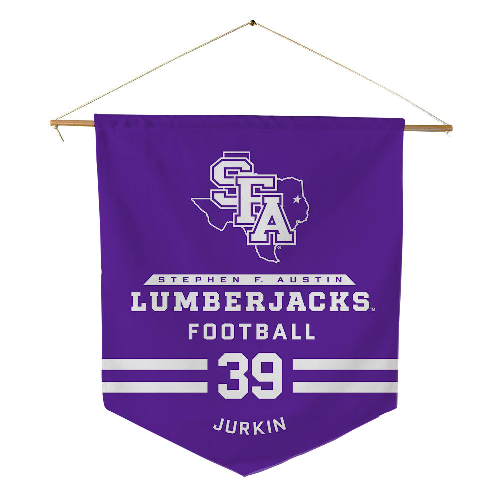 SFA - NCAA Football : Lowote Jurkin - Pennant - 18" x 21"-0