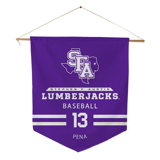 SFA - NCAA Baseball : Ethan Pena - Pennant - 18" x 21"-0