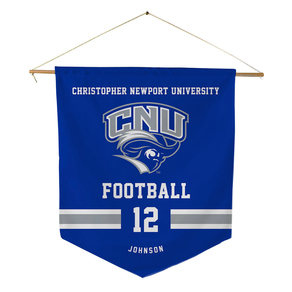 CNU - NCAA Football : Tahir Johnson - Pennant - 18" x 21"-0