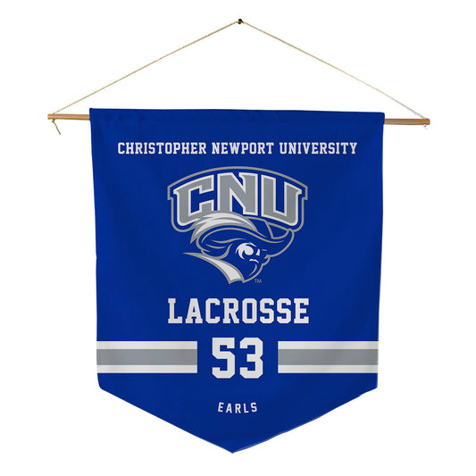 CNU - NCAA Men's Lacrosse : James Earls - Pennant - 18" x 21"-0