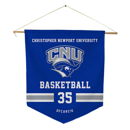 CNU - NCAA Men's Basketball : Jason Ofcarcik - Pennant - 18" x 21"-0