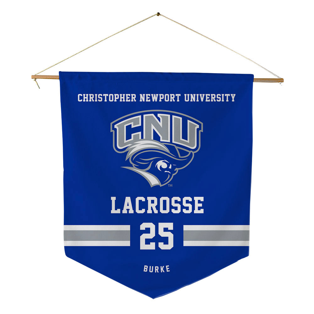 CNU - NCAA Women's Lacrosse : Annabella Burke - Pennant - 18" x 21"-0