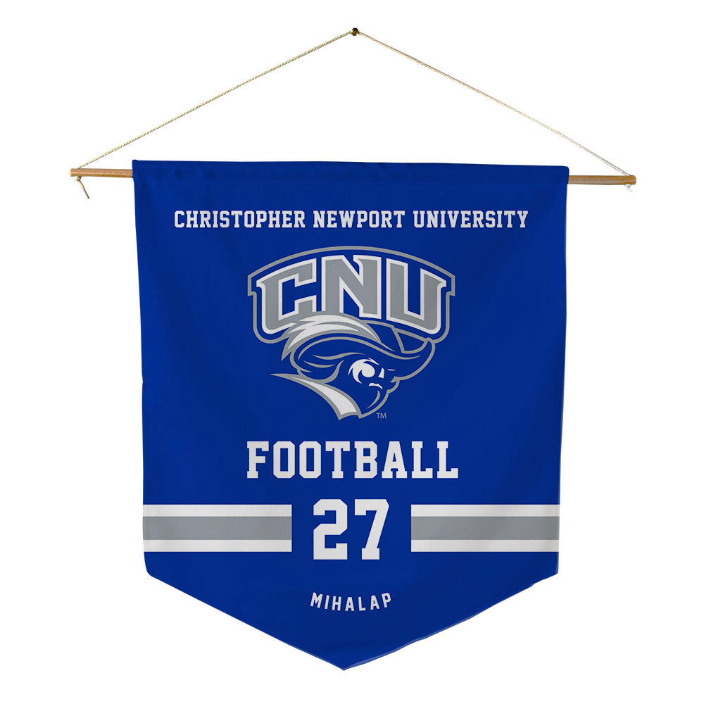 CNU - NCAA Football : Isaak Mihalap - Pennant - 18" x 21"-0