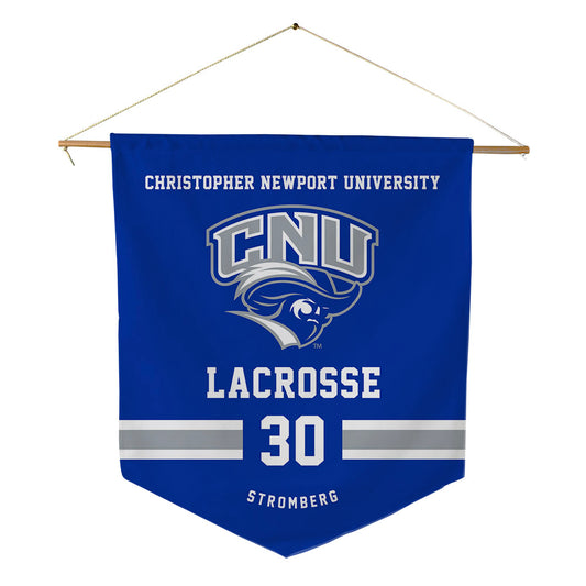 CNU - NCAA Men's Lacrosse : Jacob Stromberg - Pennant - 18" x 21"-0