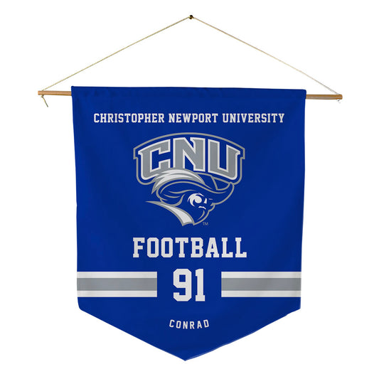 CNU - NCAA Football : Walker Conrad - Pennant - 18" x 21"-0