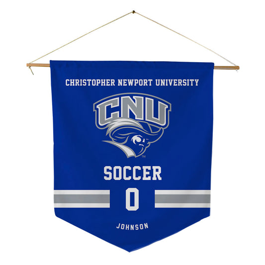 CNU - NCAA Men's Soccer : Caleb Johnson - Pennant - 18" x 21"-0