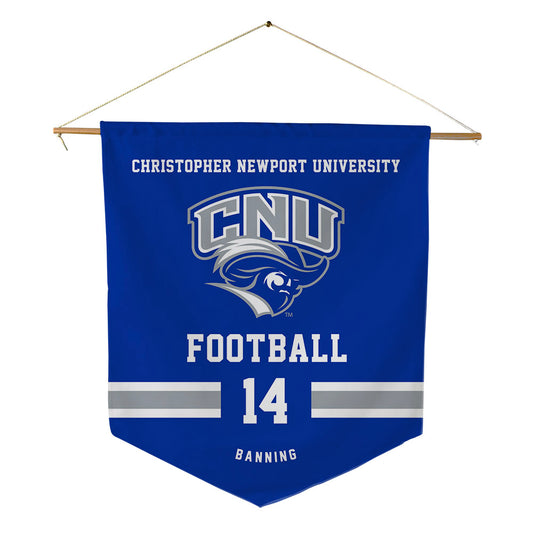 CNU - NCAA Football : Bryce Banning - Pennant - 18" x 21"-0